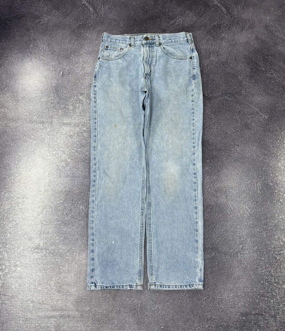 Carhartt Vintage Carhartt Y2K Light Blue Work Hype Heavy Denim Jeans Size US 32 / EU 48 - 2 Thumbnail