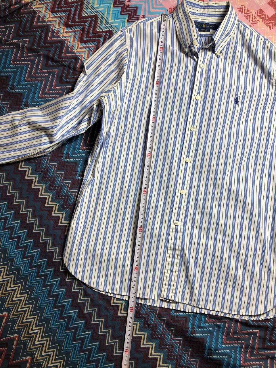 Polo Ralph Lauren × Vintage Vintage Polo Ralph Lauren Striped Button Up Size US L / EU 52-54 / 3 - 11 Thumbnail