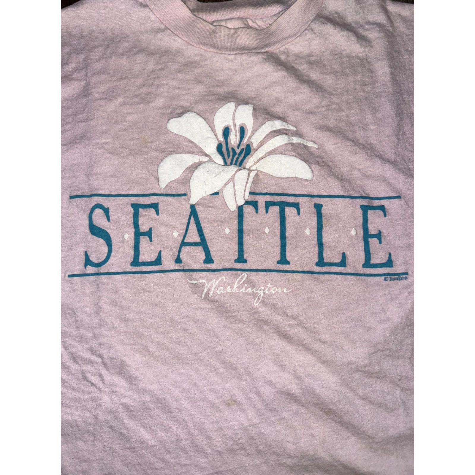 Hanes VINTAGE Hanes Beefy T-Shirt Stitch USA Pink Large Size US L / EU 52-54 / 3 - 2 Thumbnail
