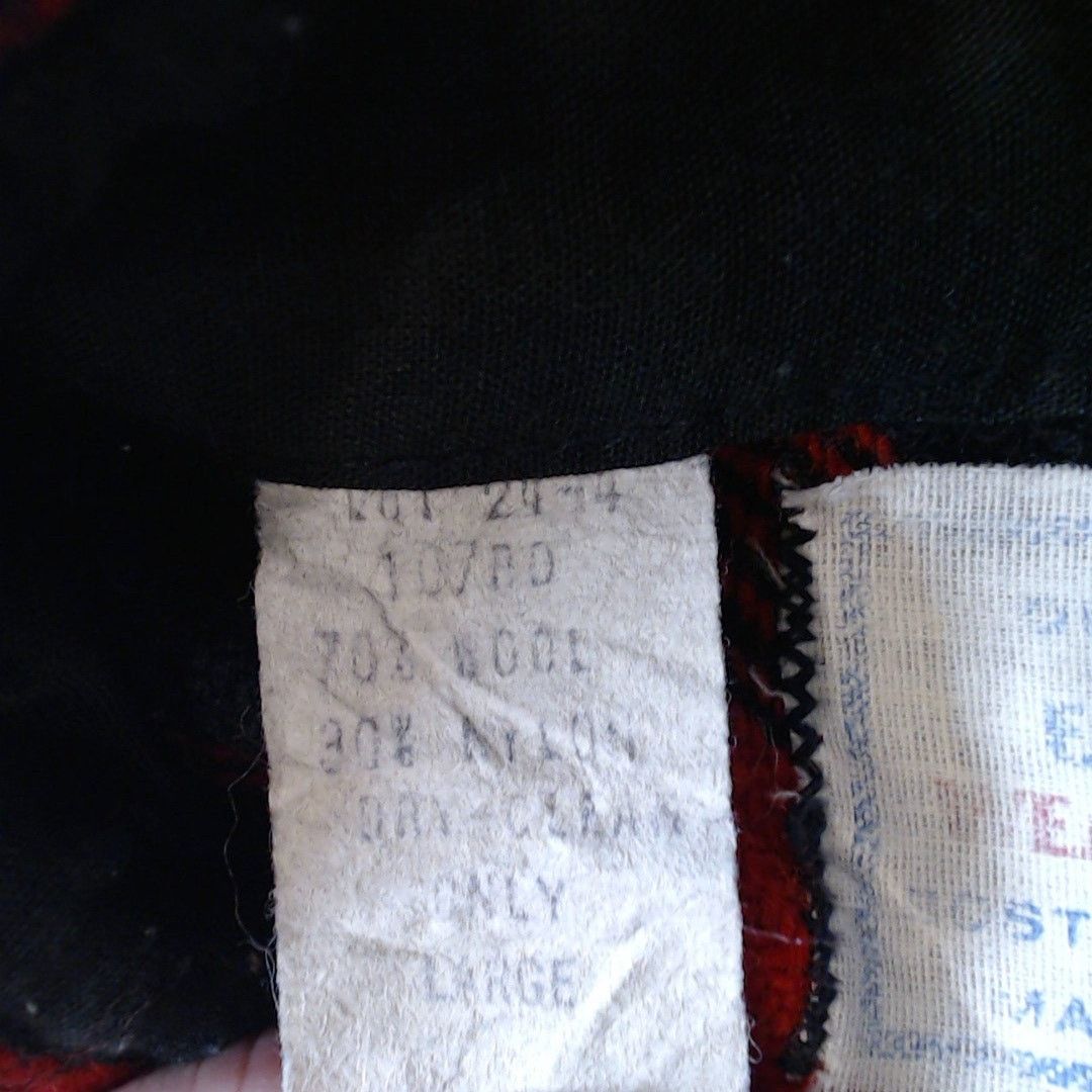 Vintage VTG 70s Eastern Wear-Guard Buffalo Plaid Wool Shirt Jacket L Size US L / EU 52-54 / 3 - 8 Thumbnail