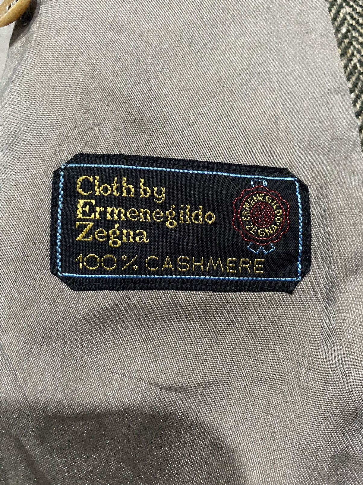 Designer × Ermenegildo Zegna Vintage ERMENEGILDO ZEGNA Cashmeer Blazer Size 42R - 21 Thumbnail