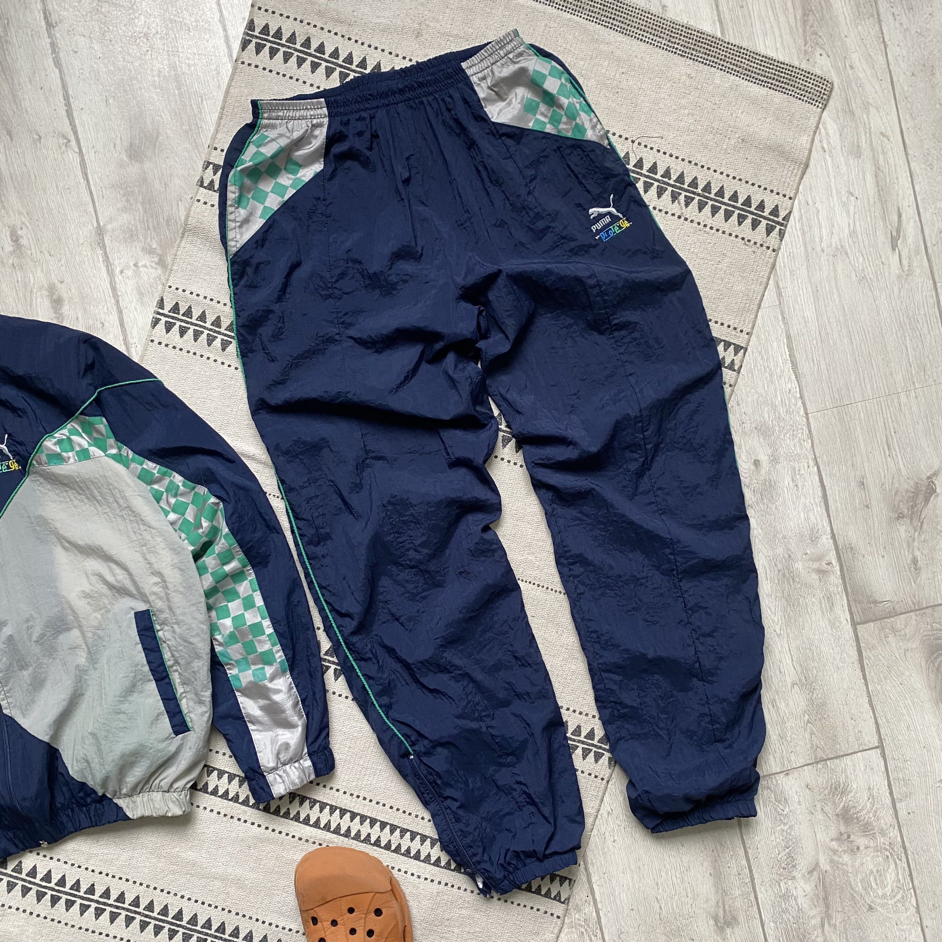 Puma Vintage 80-90s Puma Nylon track Suit streetwear / Nike Umbro Size US XS / EU 42 / 0 - 2 Thumbnail