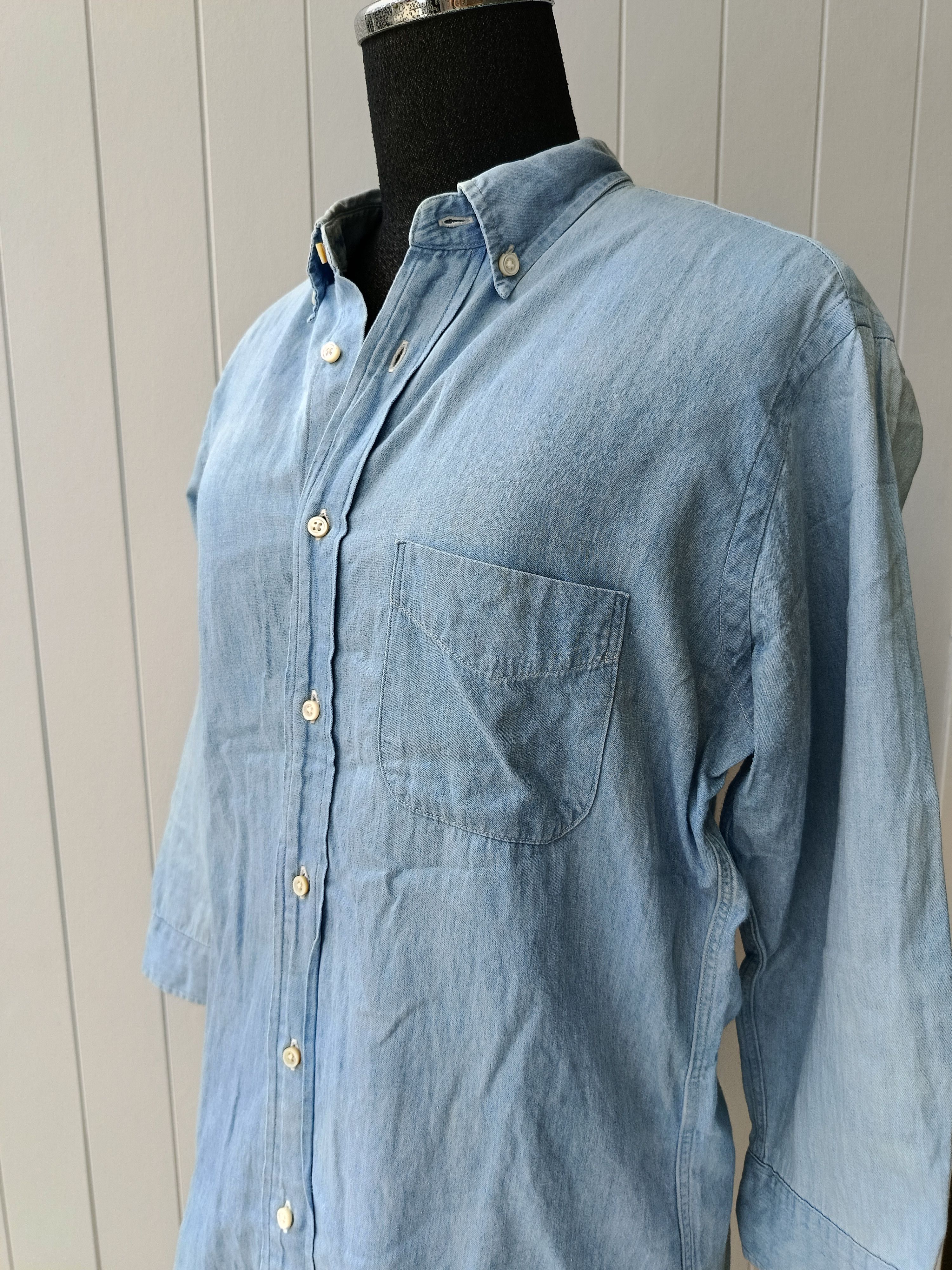 BEAUTY&YOUTH × United Arrows UNITED ARROWS Beauty Youth denim chambray faded shirt Size US M / EU 48-50 / 2 - 3 Thumbnail