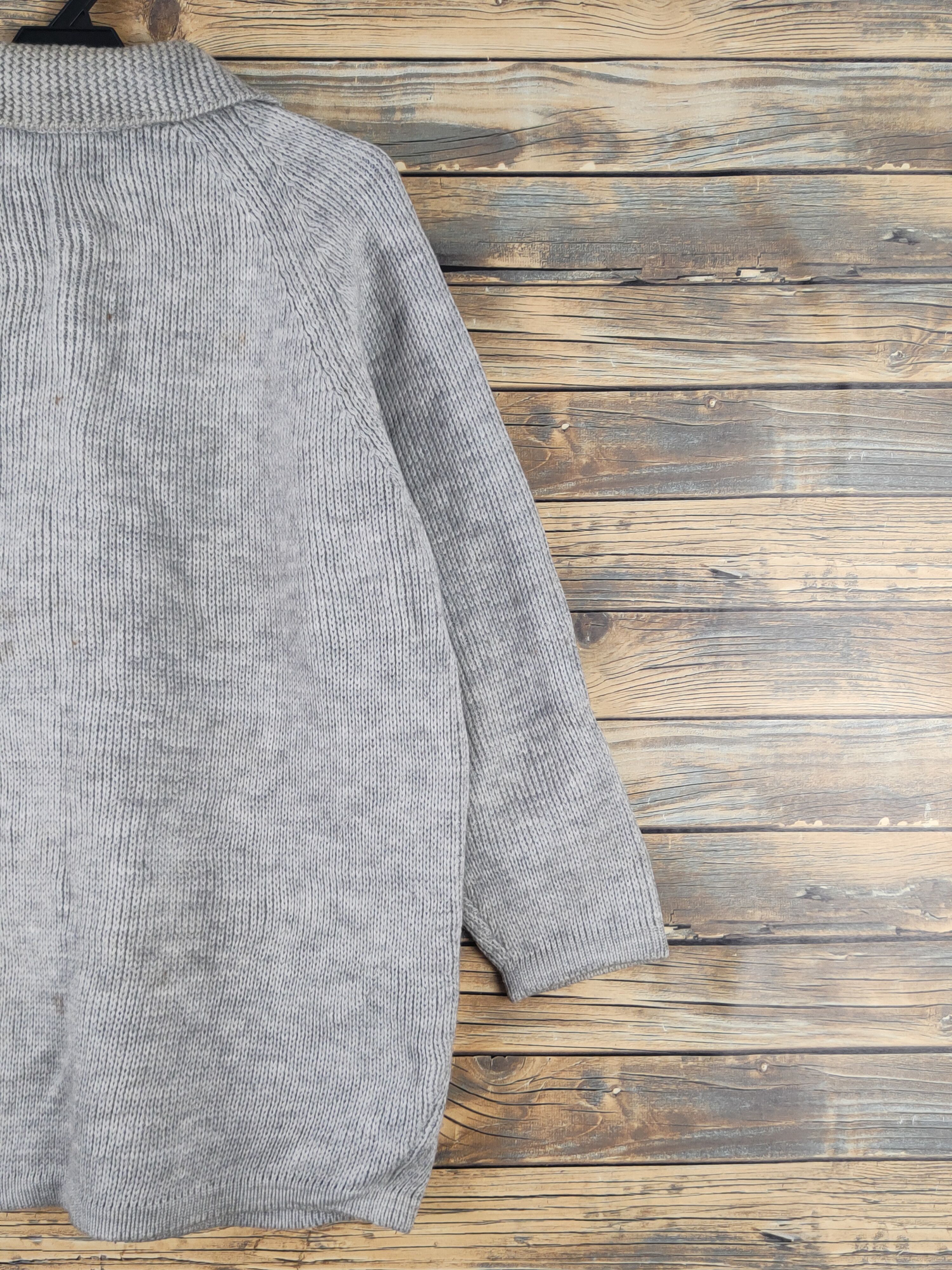 Japanese Brand × Vintage Japanese Brand Gray Knitwear Sweaters #W1773 Size US L / EU 52-54 / 3 - 9 Thumbnail