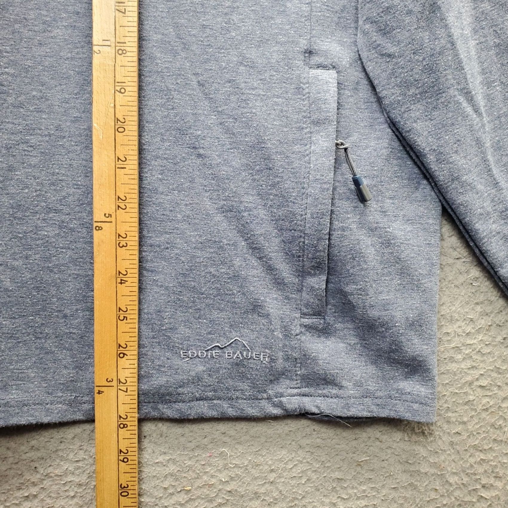 Eddie Bauer Eddie Bauer Sweatshirt Mens 2XL Blue Long Sleeve Zip Pocket Mock Neck Quarter Zip Shirt Mens Size US XXL / EU 58 / 5 - 3 Thumbnail
