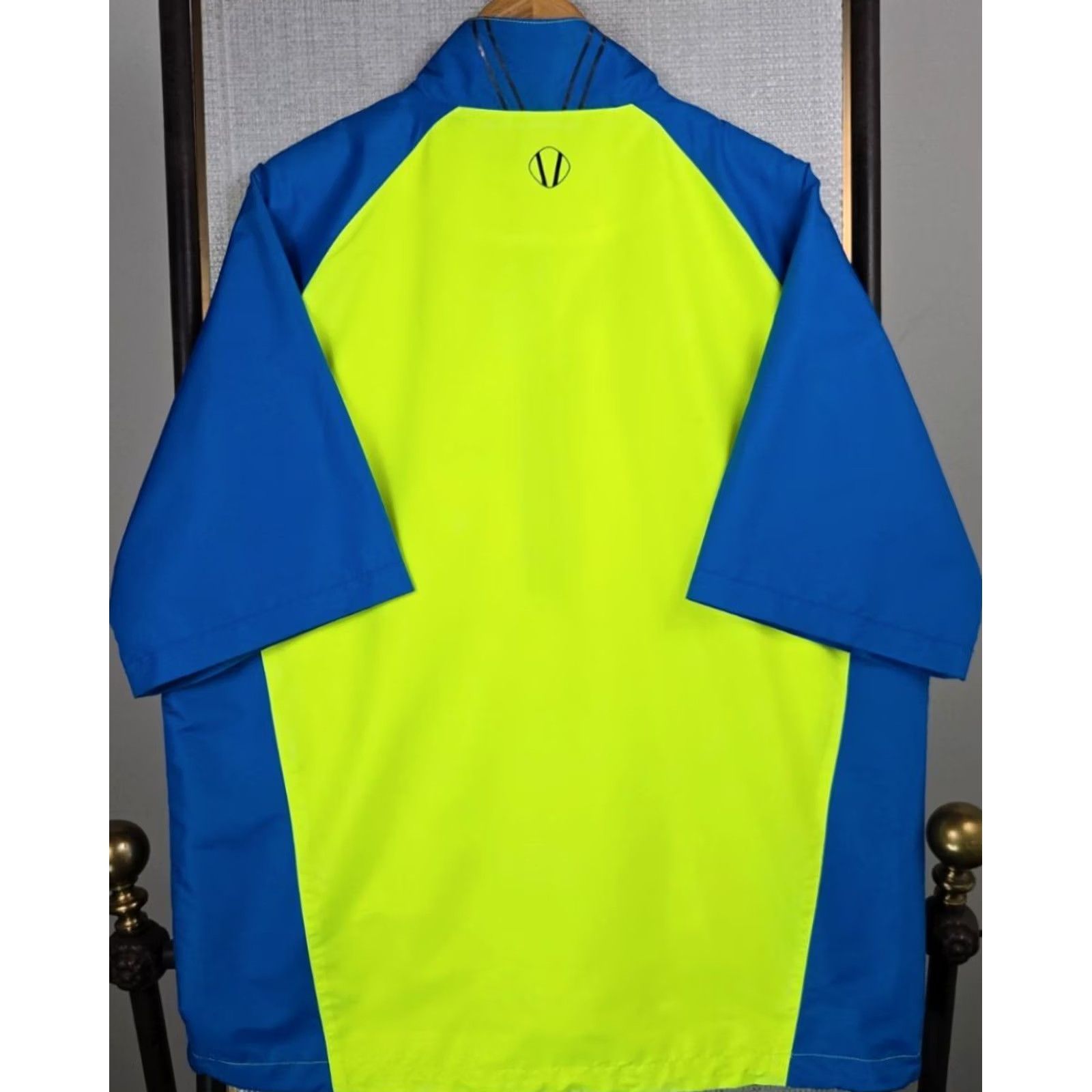Vintage Sunice X20 Men's 1/2 Zip Short Sleeve Windbreaker Jacket Golf Pullover Large Yellow Merchants/Indoor Styles Size US L / EU 52-54 / 3 - 4 Thumbnail