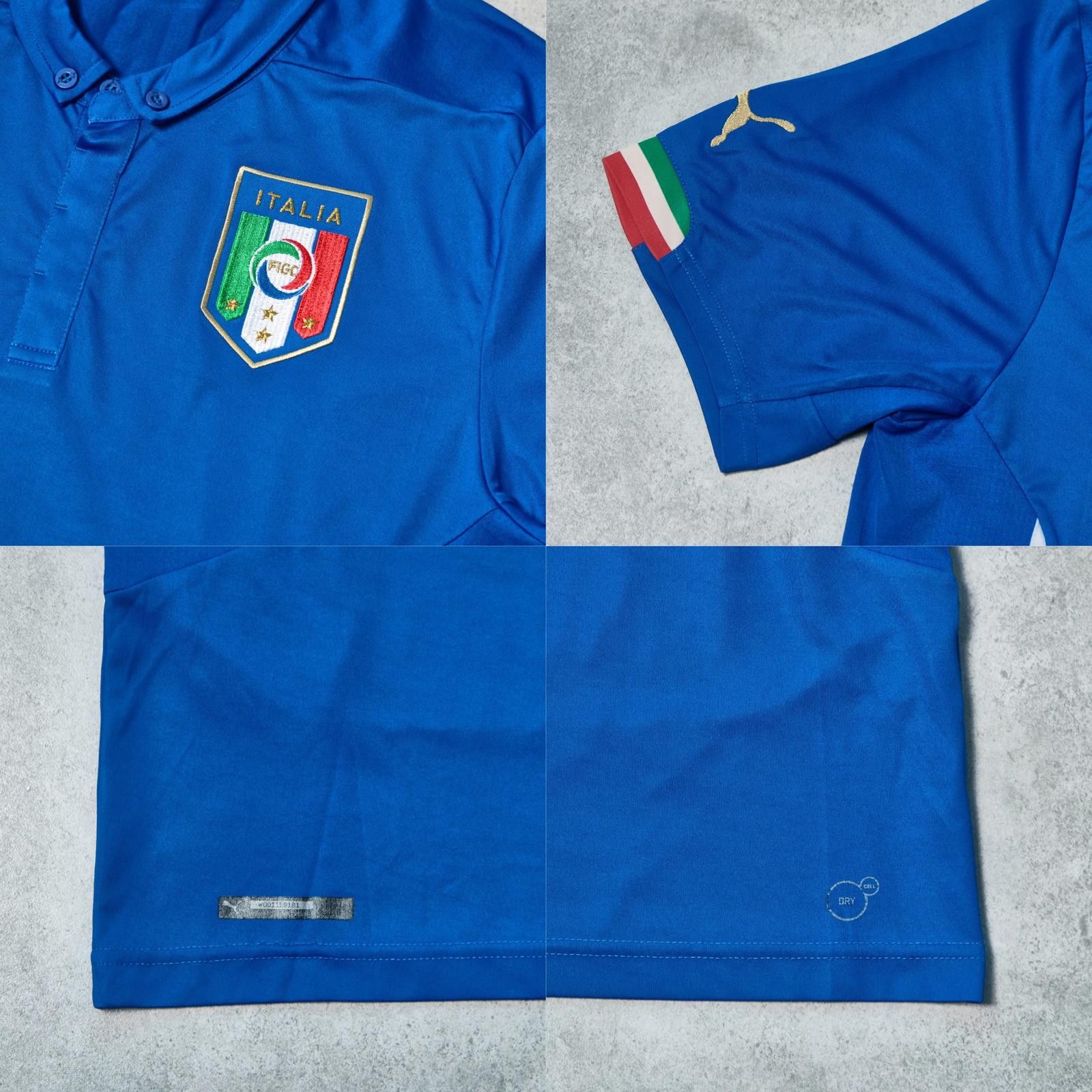 Puma 2014/15 Italy Home Shirt Puma Pirlo (L/XL) Size US L / EU 52-54 / 3 - 6 Thumbnail