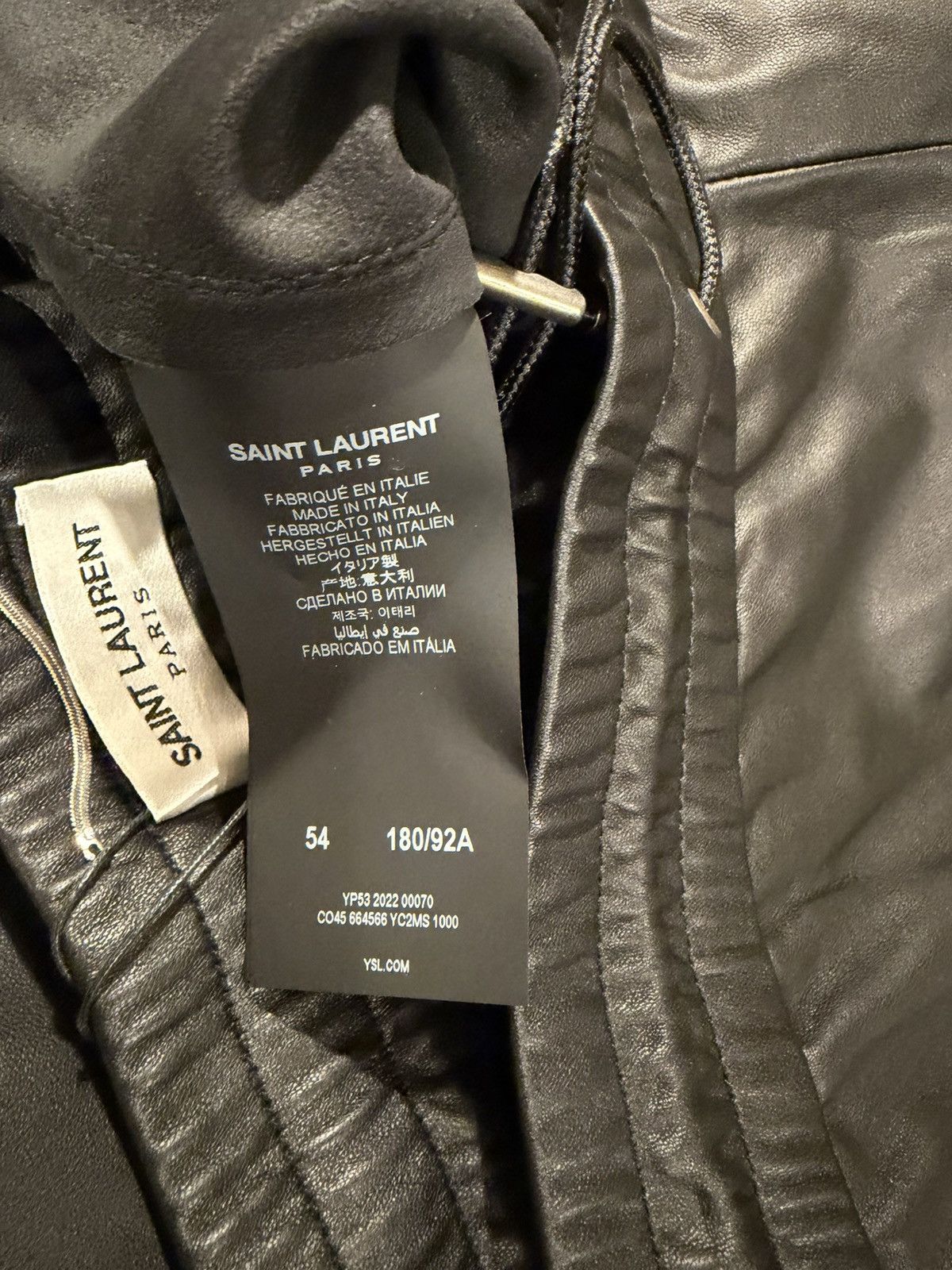 Saint Laurent Paris Saint Laurent mens leather joggers pants. 54/38. $4990 Size US 38 / EU 54 - 12 Thumbnail