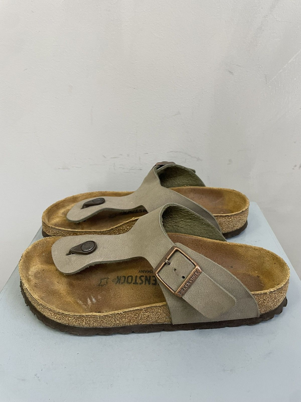 Birkenstock Y2K leather Germany Birkenstock loafers Boston slippers Size US 7 / IT 37 - 4 Thumbnail