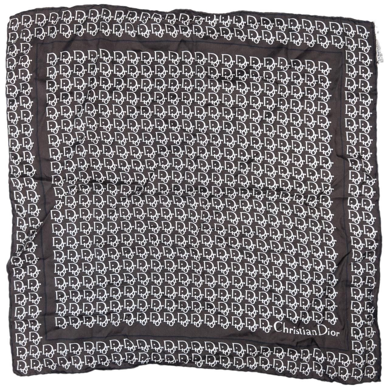 Dior Vintage Dior Monogram Scarf Size ONE SIZE - 1 Thumbnail