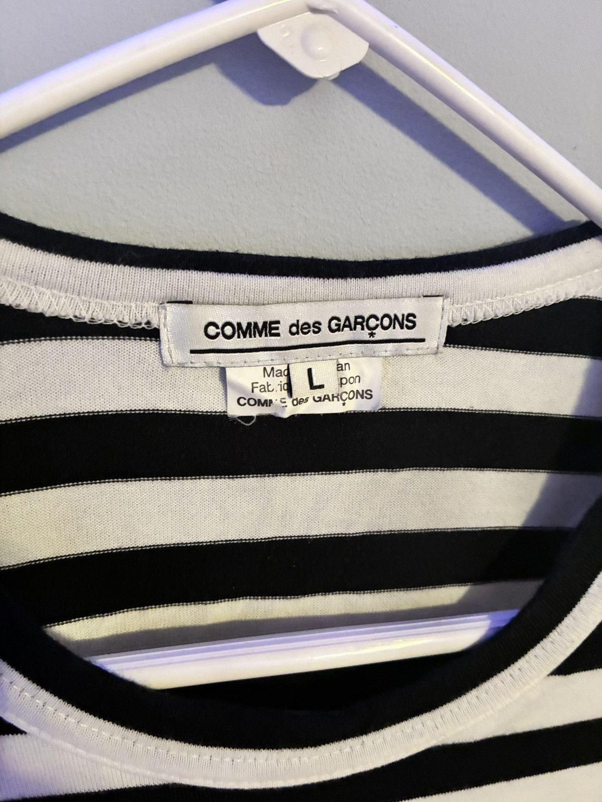 Comme des Garcons Commes Des Garcon striped long sleeve Size US L / EU 52-54 / 3 - 3 Thumbnail