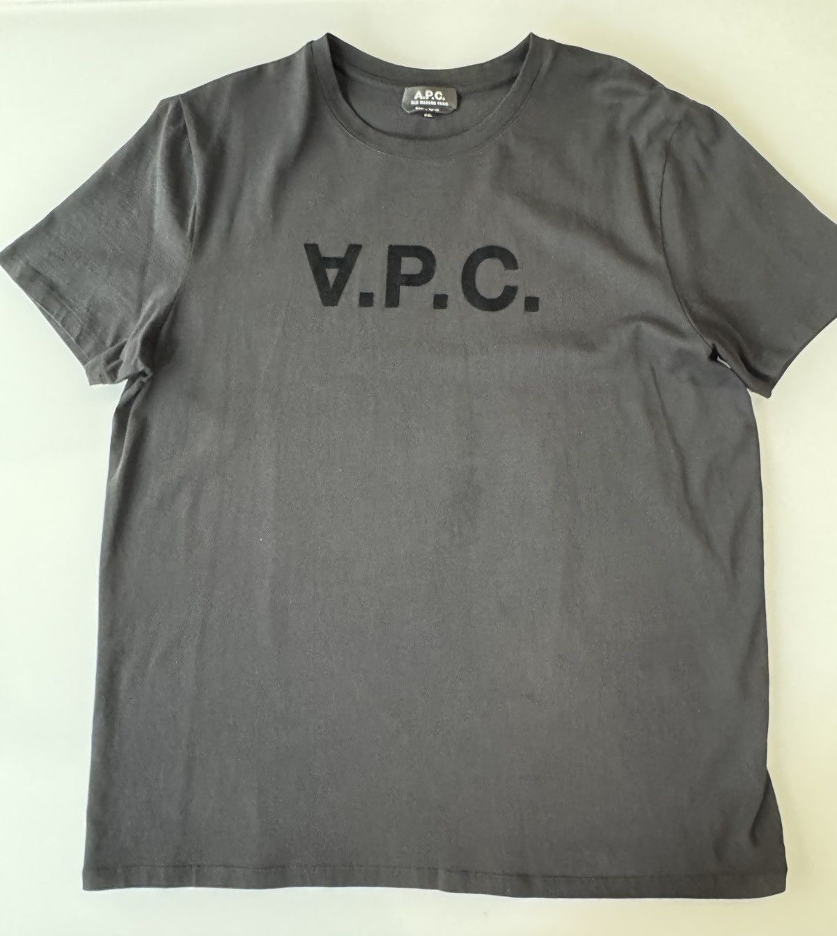 A.P.C. A.P.C. Standard Grand VPC Logo-Flocked Organic Cotton Mono Size US XXL / EU 58 / 5 - 7 Thumbnail