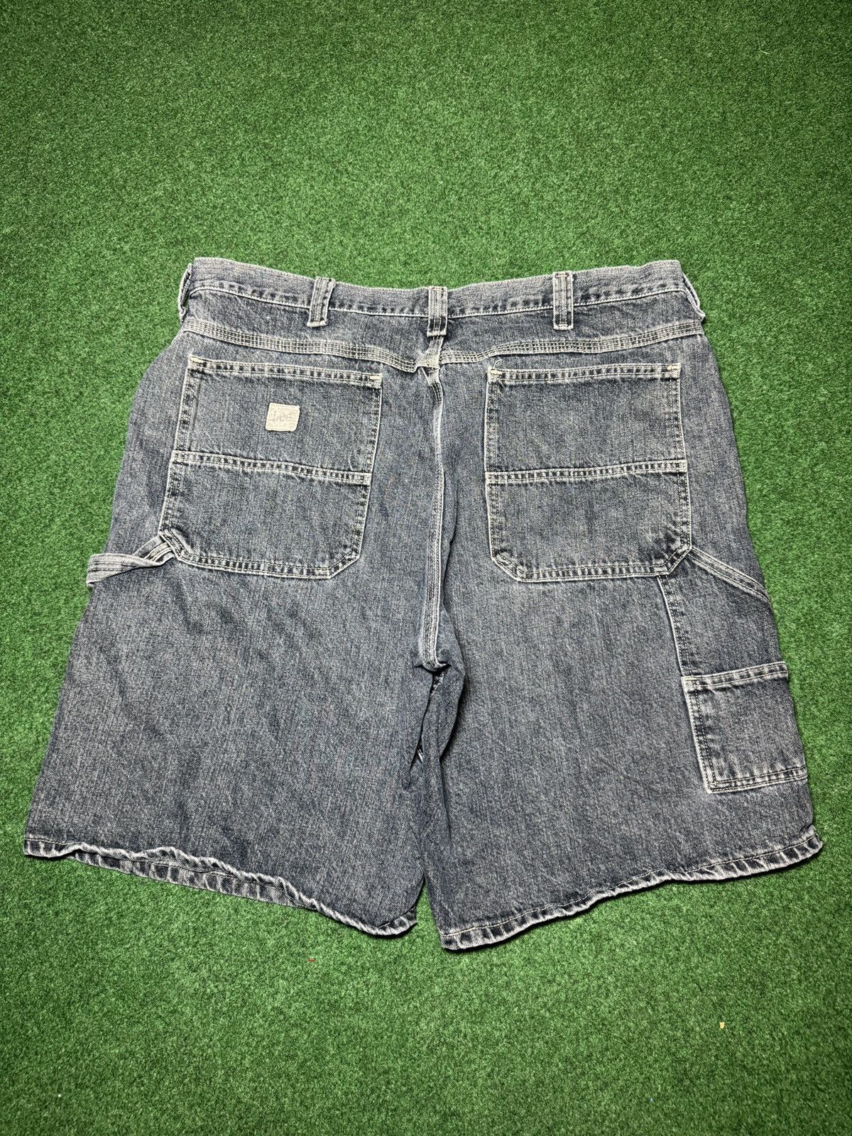 Lee Y2K Carpenter Jorts Baggy Skater Grunge Lee Denim Shorts Size US 42 / EU 58 - 1 Thumbnail