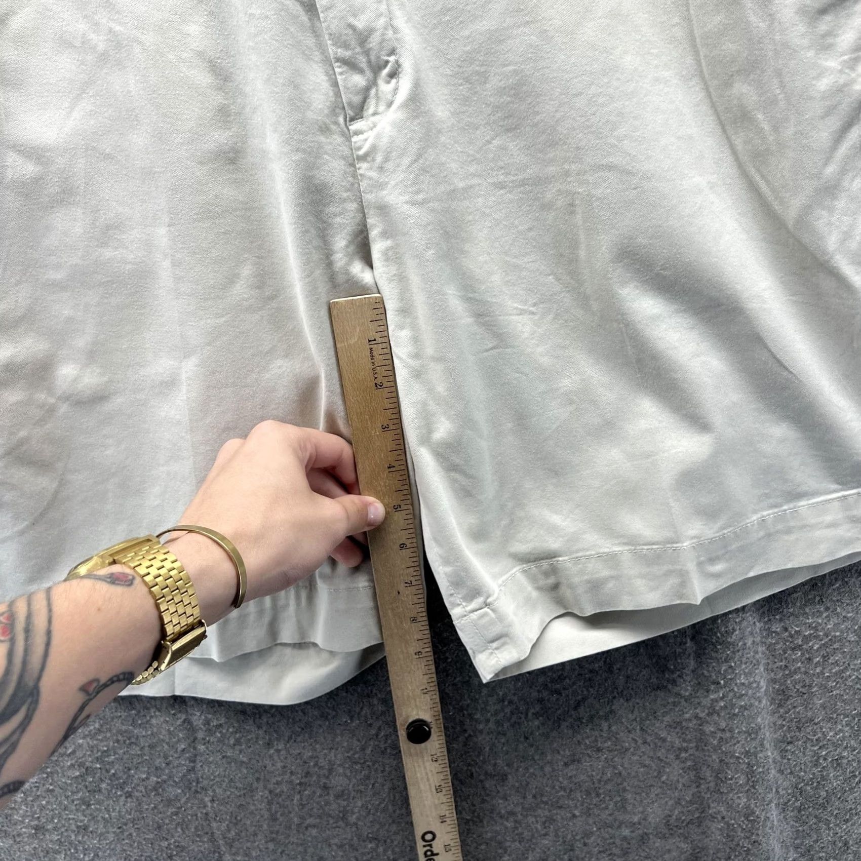 Polo Ralph Lauren Polo Ralph Lauren Shorts Mens 42 Beige Stretch Classic Fit Chino 9 Inseam Size US XL / EU 56 / 4 - 6 Thumbnail