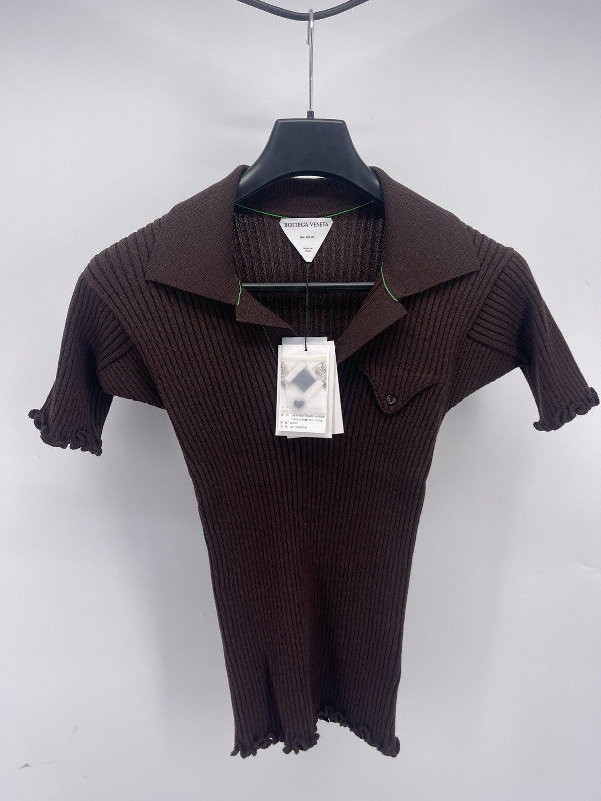 Bottega Veneta Bottega Veneta Polo Shirt Size XS RRP $900 Size US XS / EU 42 / 0 - 1 Thumbnail