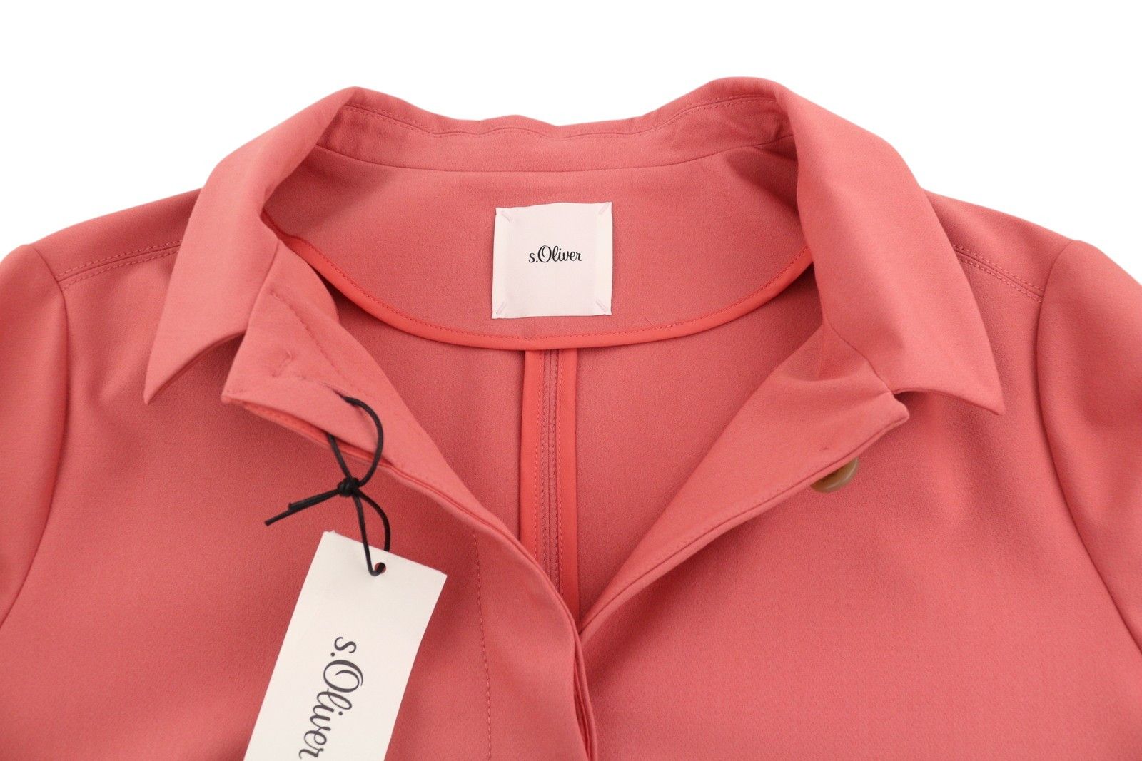 Other EU42 Pink Hidden Button Spread Neck Unlined 88038 Size XL / US 12-14 / IT 48-50 - 5 Thumbnail