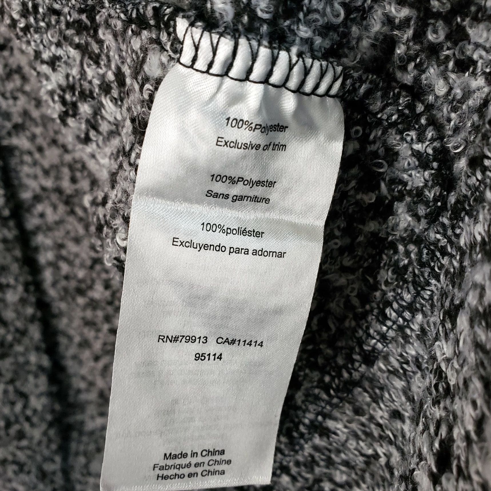 Vintage Motherhood Maternity Womens Cardigan Open Front Size Small Black Gray Knit Sweater Womens Mens Girls Size S / US 4 / IT 40 - 5 Thumbnail