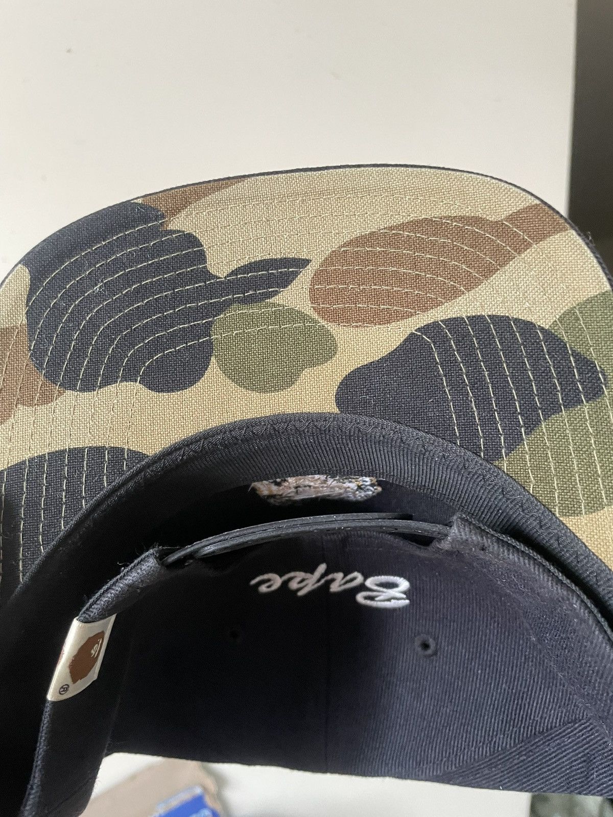 Bape Bape Gold Tiger Stripped Ape Head Snapback Size ONE SIZE - 2 Thumbnail