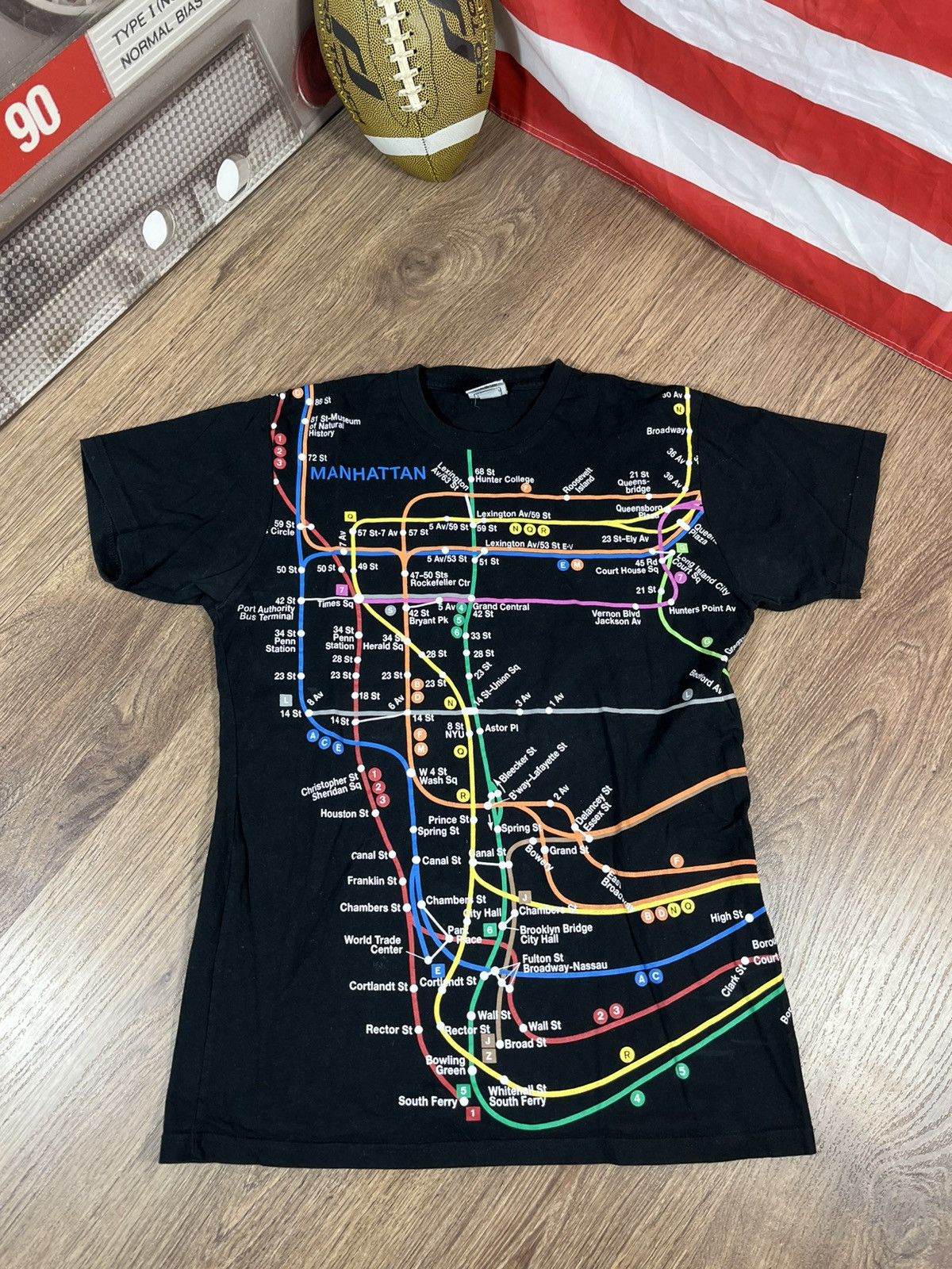 Vintage Vintage New York City Subway Line Tee Size US M / EU 48-50 / 2 - 1 Thumbnail
