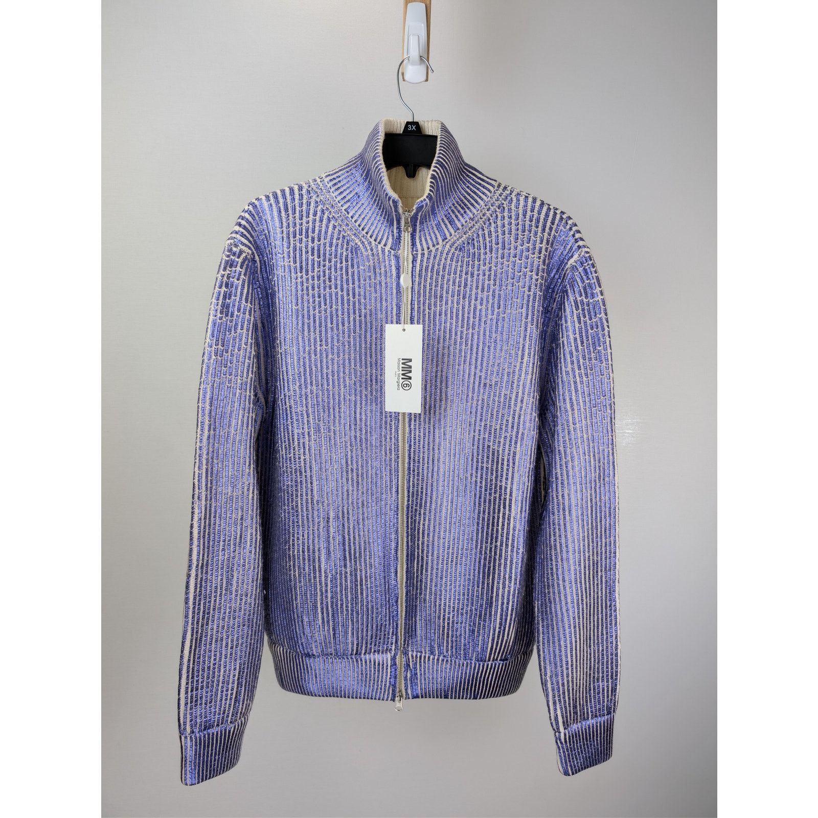 Maison Margiela o1rshd1 Cardigan Sweater in Purple/Lilac Size US S / EU 44-46 / 1 - 9 Thumbnail