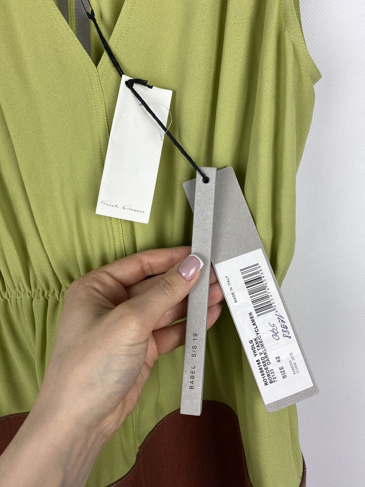 Rick Owens BNWT! Rick Owens Babel S/S 19 set tank top skirt avant-garde Size M / US 6-8 / IT 42-44 - 15 Thumbnail