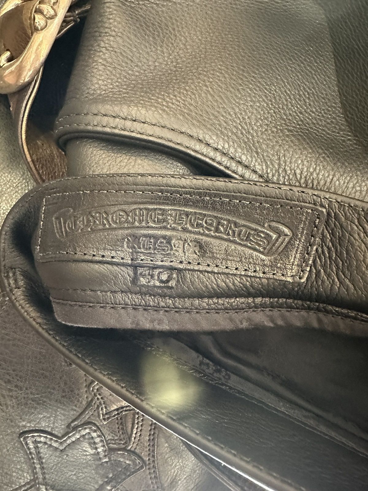 Chrome Hearts CHROME HEARTS FULL LEATHER FLUR KNEES XXL Size US 40 / EU 56 - 6 Thumbnail