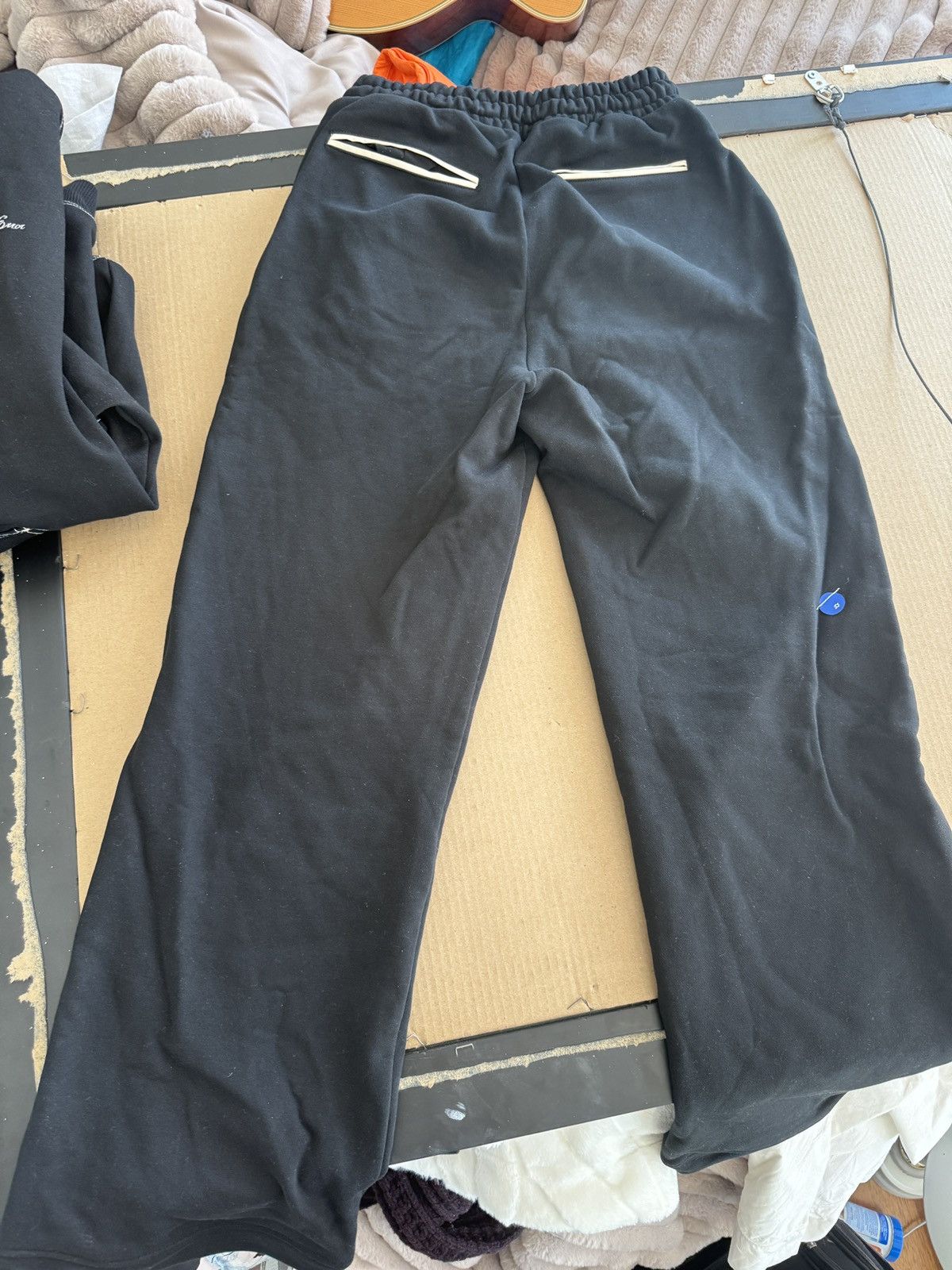 Ader Error Ader Error Black Verif Lounge Pants Size US 34 / EU 50 - 2 Thumbnail