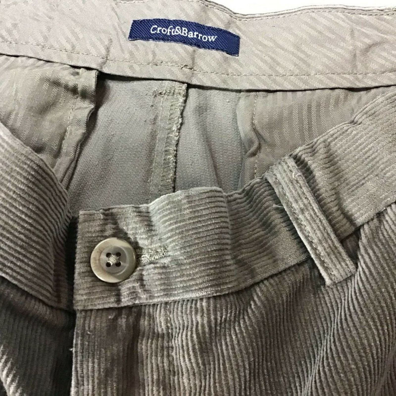 Croft & Barrow Croft & Barrow Men Flat Front Corduroy Pant 36X30 Size US 36 / EU 52 - 6 Thumbnail