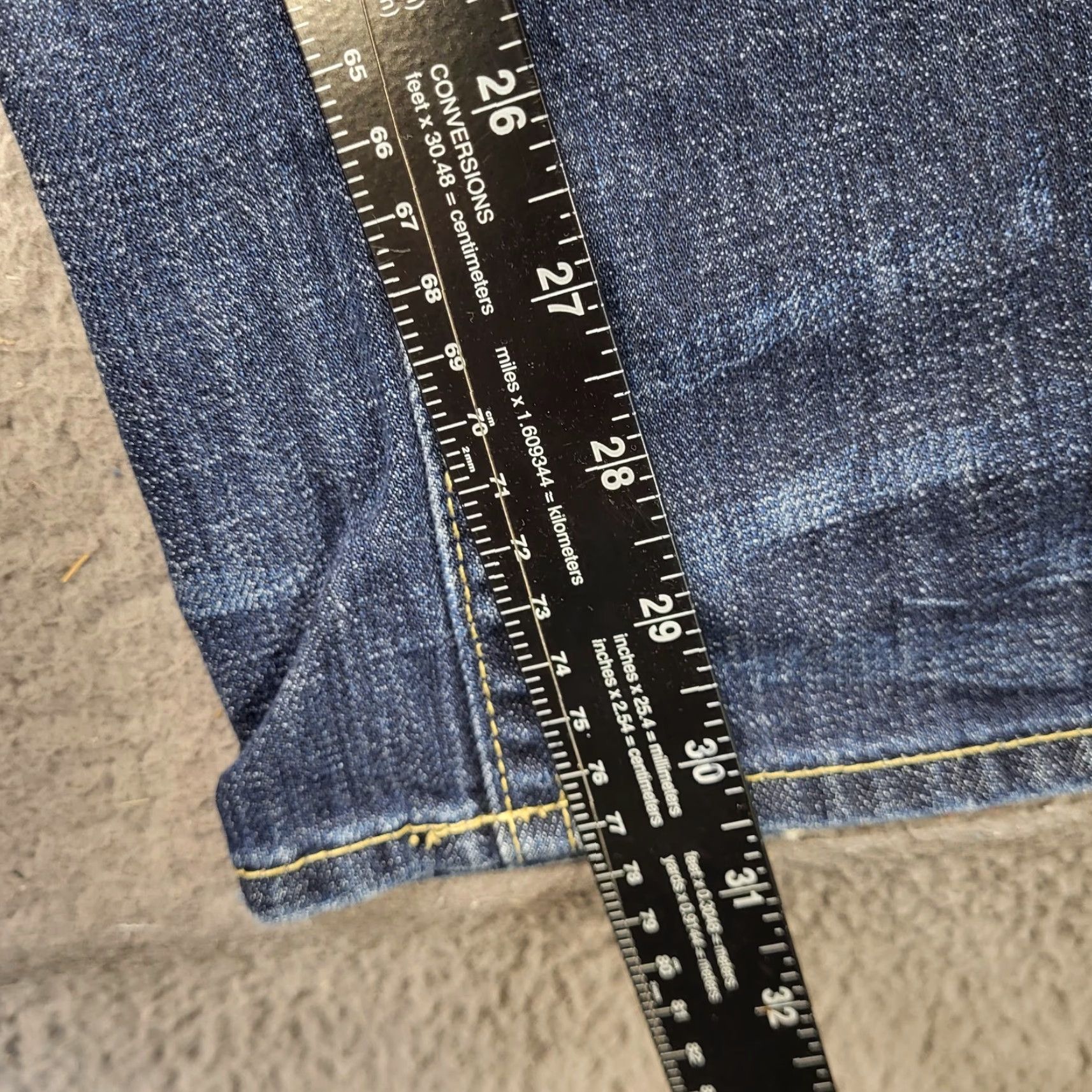 Vintage Maurices Ashlyn Bootcut Jeans Women's 5/6R Blue Stretch Denim Distressed Jeans Size 27" / US 4 / IT 40 - 7 Thumbnail