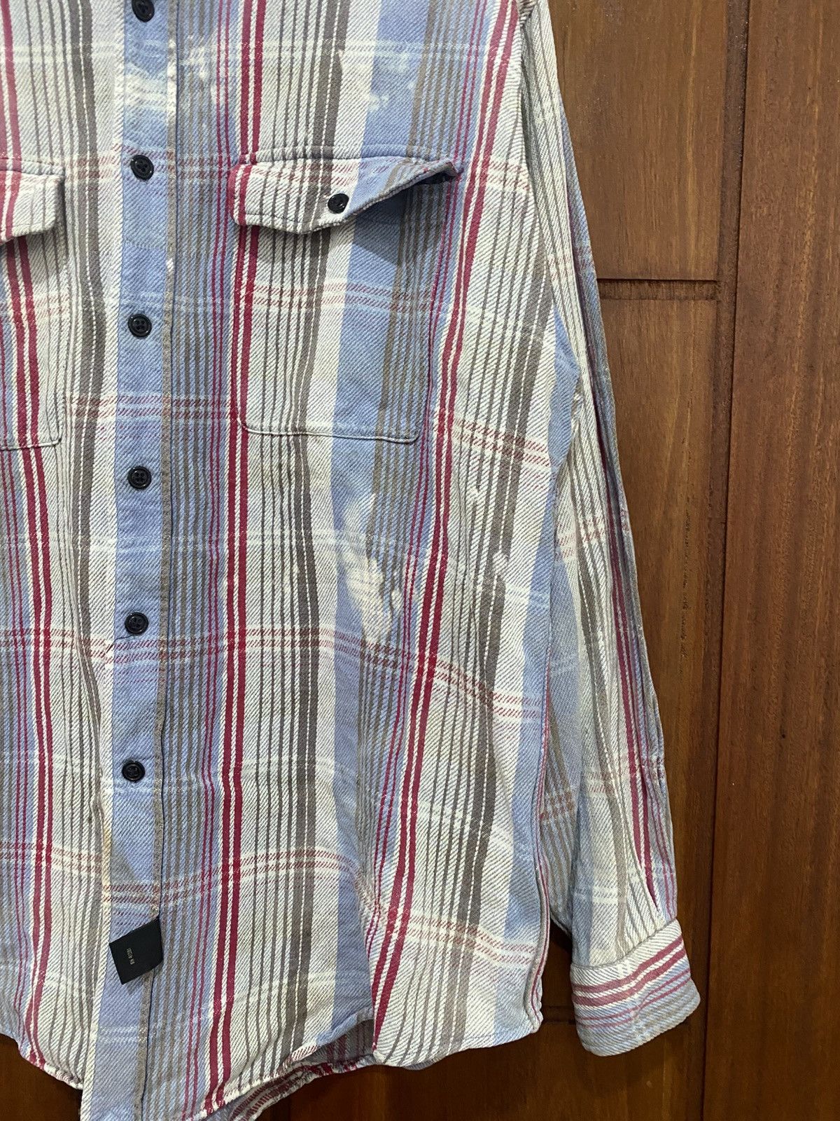 RRL Ralph Lauren Vintage Double Rrl Ralph Lauren Flannel Distressed Size US M / EU 48-50 / 2 - 3 Thumbnail