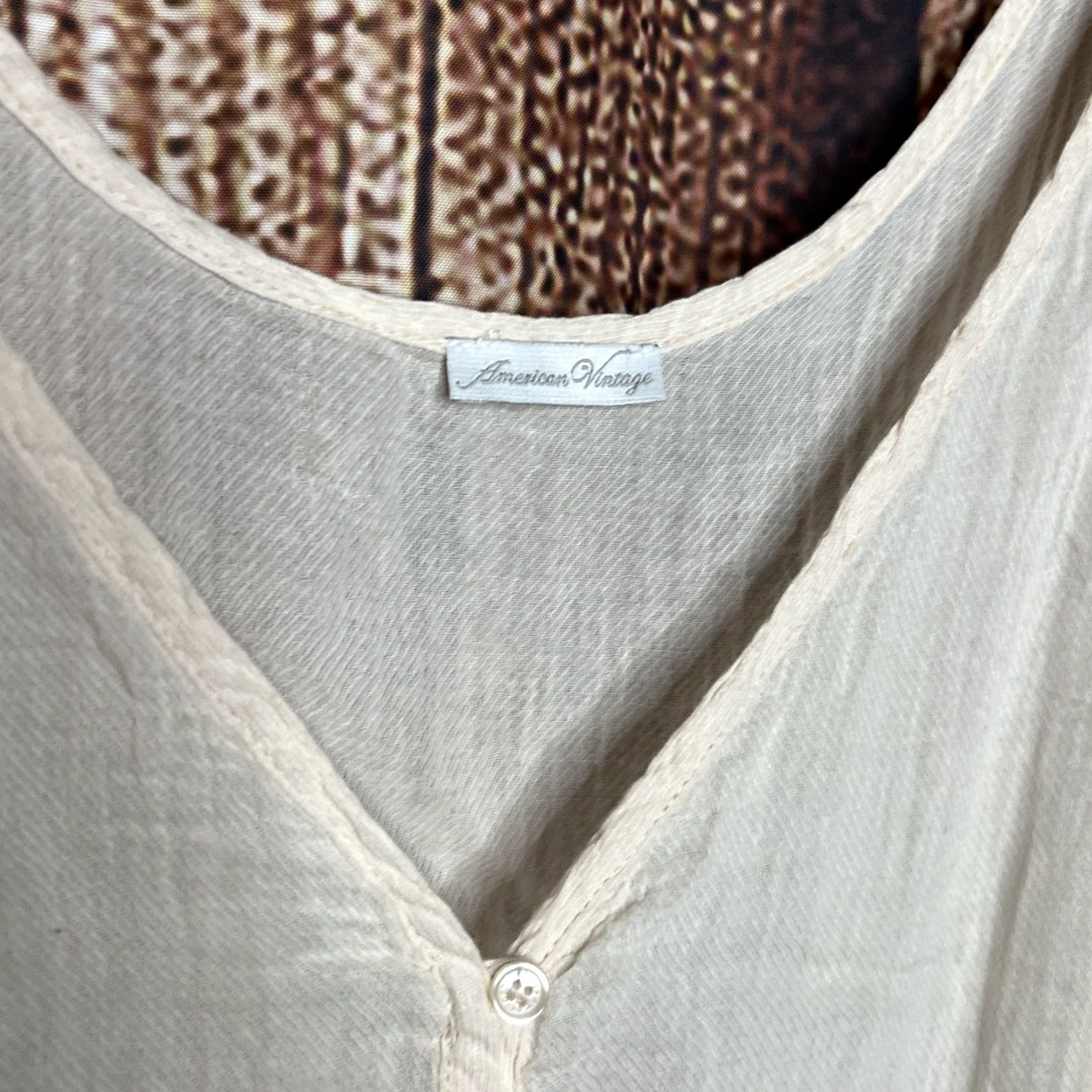 Vintage VINTAGE American Vintage Tank Top Sleeveless Dress Beige Womens Small Size S / US 4 / IT 40 - 2 Thumbnail