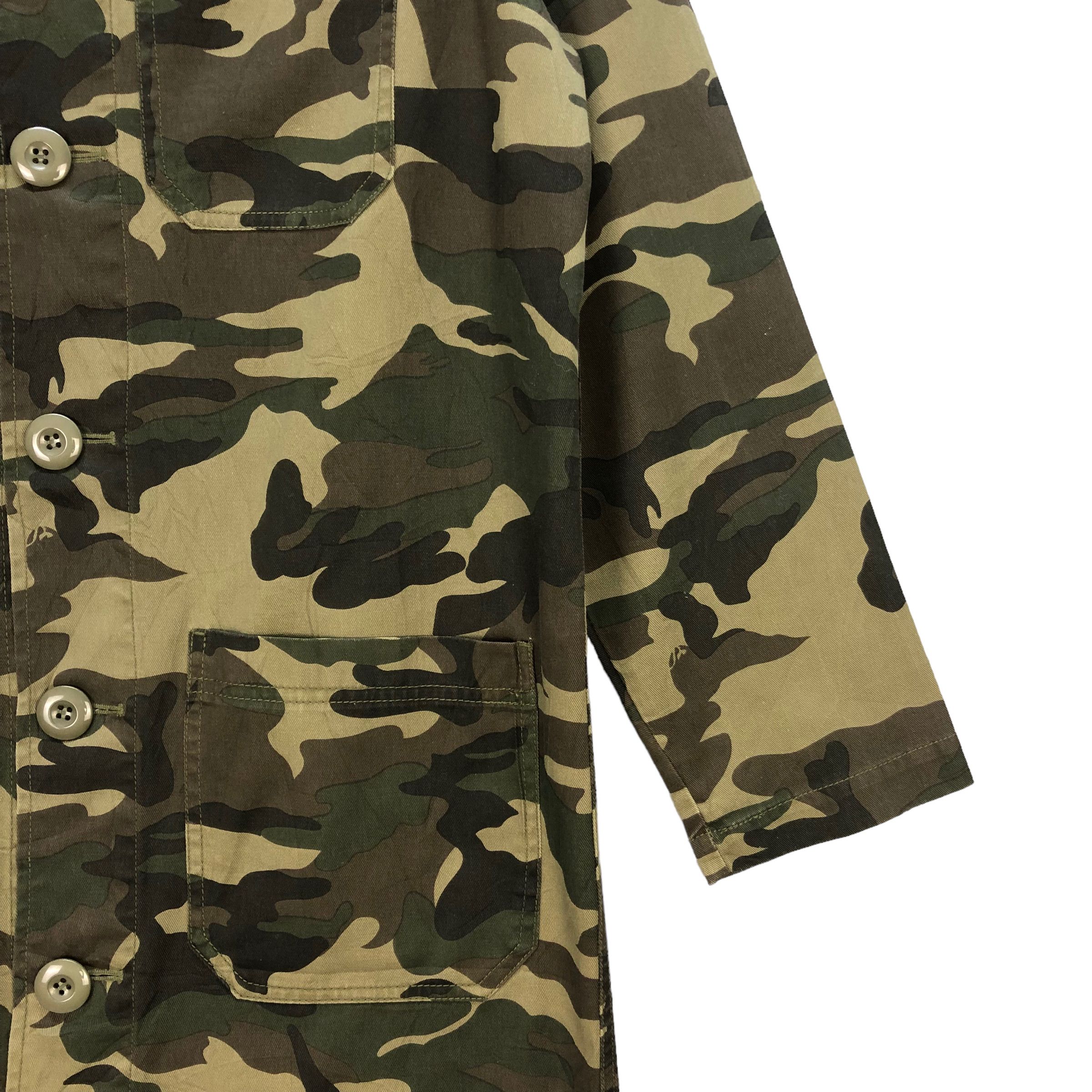 Japanese Brand GYLE CAMO OVERCOAT #7424-145 Size US M / EU 48-50 / 2 - 5 Thumbnail
