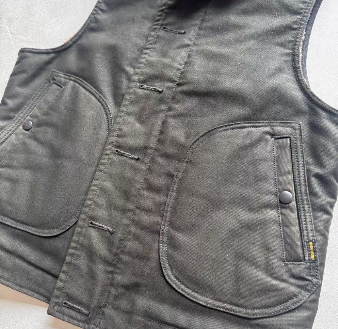 Iron Heart Iron Heart IHV-41 N-1 alpaca wool warm deck vest made in J Size US M / EU 48-50 / 2 - 7 Thumbnail