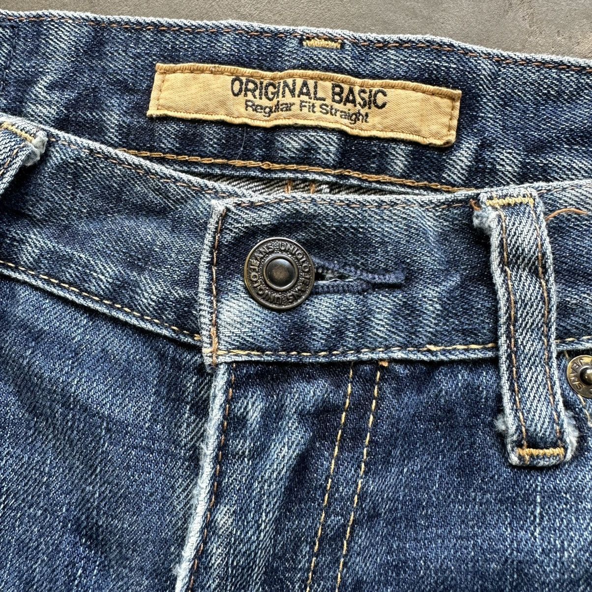 Japanese Brand Vintage Japanese Distressed Faded Denim Jean Pant W32 Size US 32 / EU 48 - 4 Thumbnail