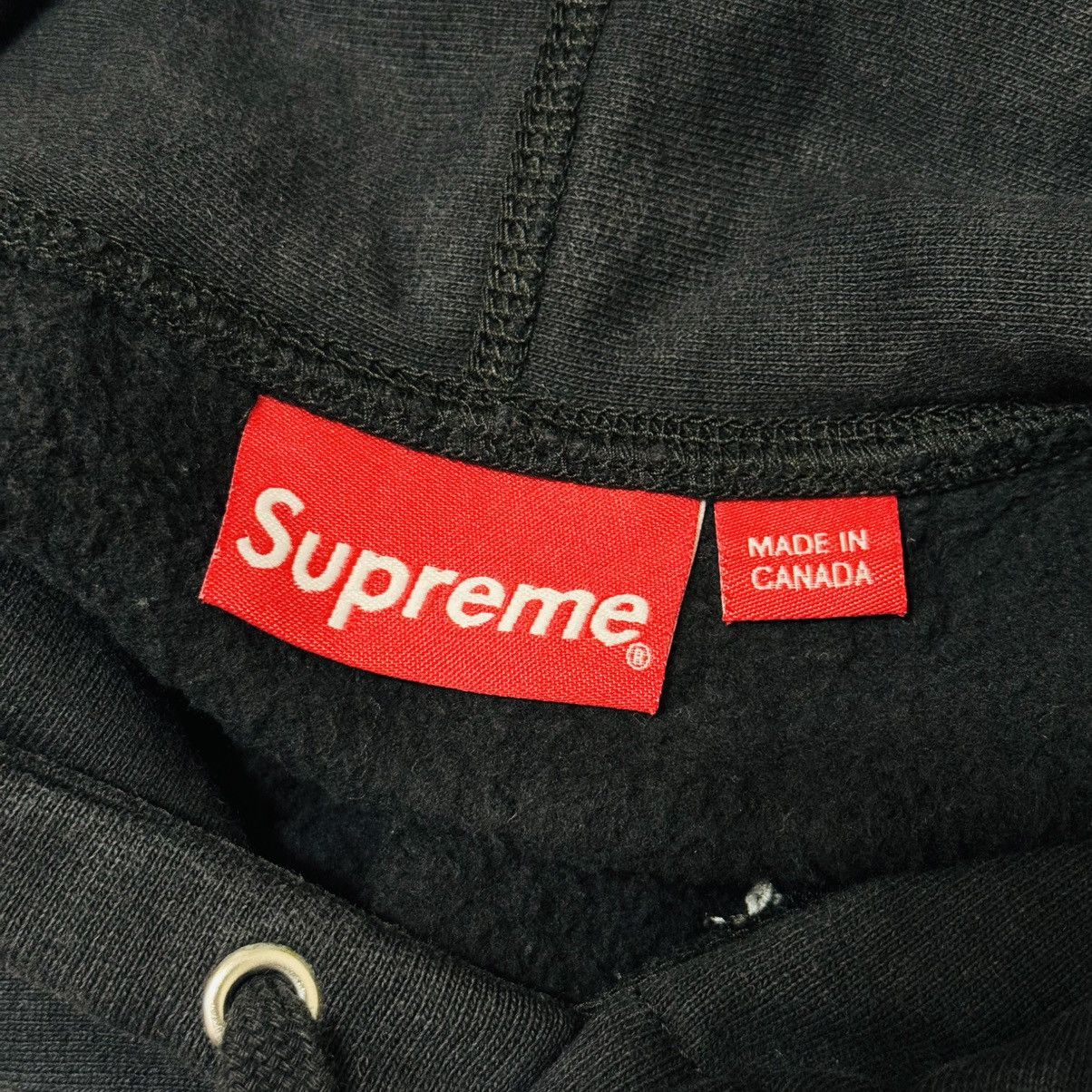 Supreme Supreme Micro Logo Hooded Sweatshirt Black S Size US S / EU 44-46 / 1 - 5 Thumbnail