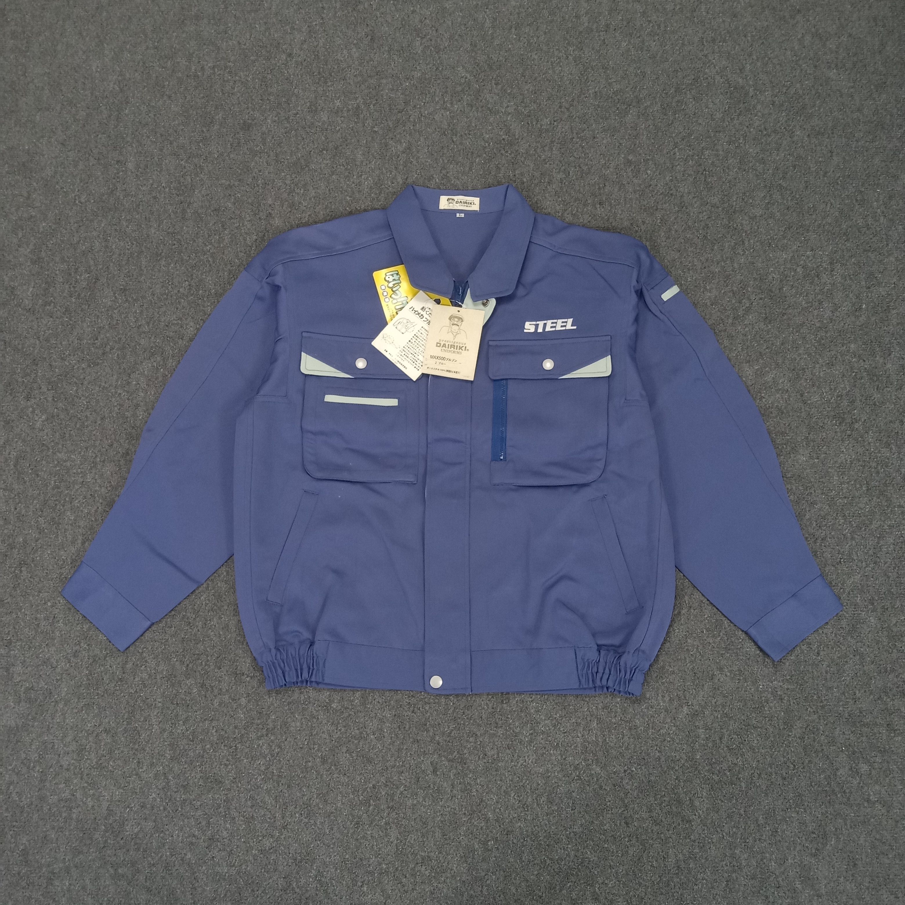 Japanese Brand × Vintage STEEL New Vision Japanese Uniform Jacket Size US L / EU 52-54 / 3 - 3 Thumbnail