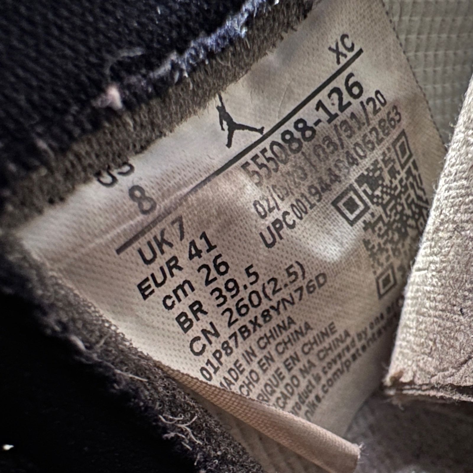 Jordan Brand Nike Air Jordan 1 Retro High Smoke Grey Size US 8 / EU 41 - 13 Thumbnail