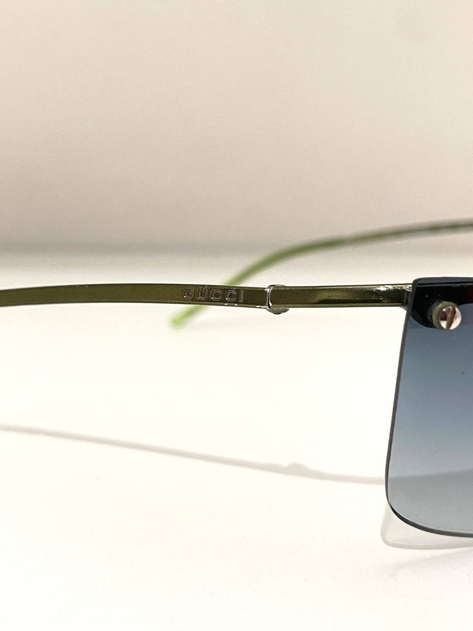 Gucci Gucci GG Logo Rimless Mask Oversized Sunglasses Vintage Y2K Size ONE SIZE - 9 Thumbnail