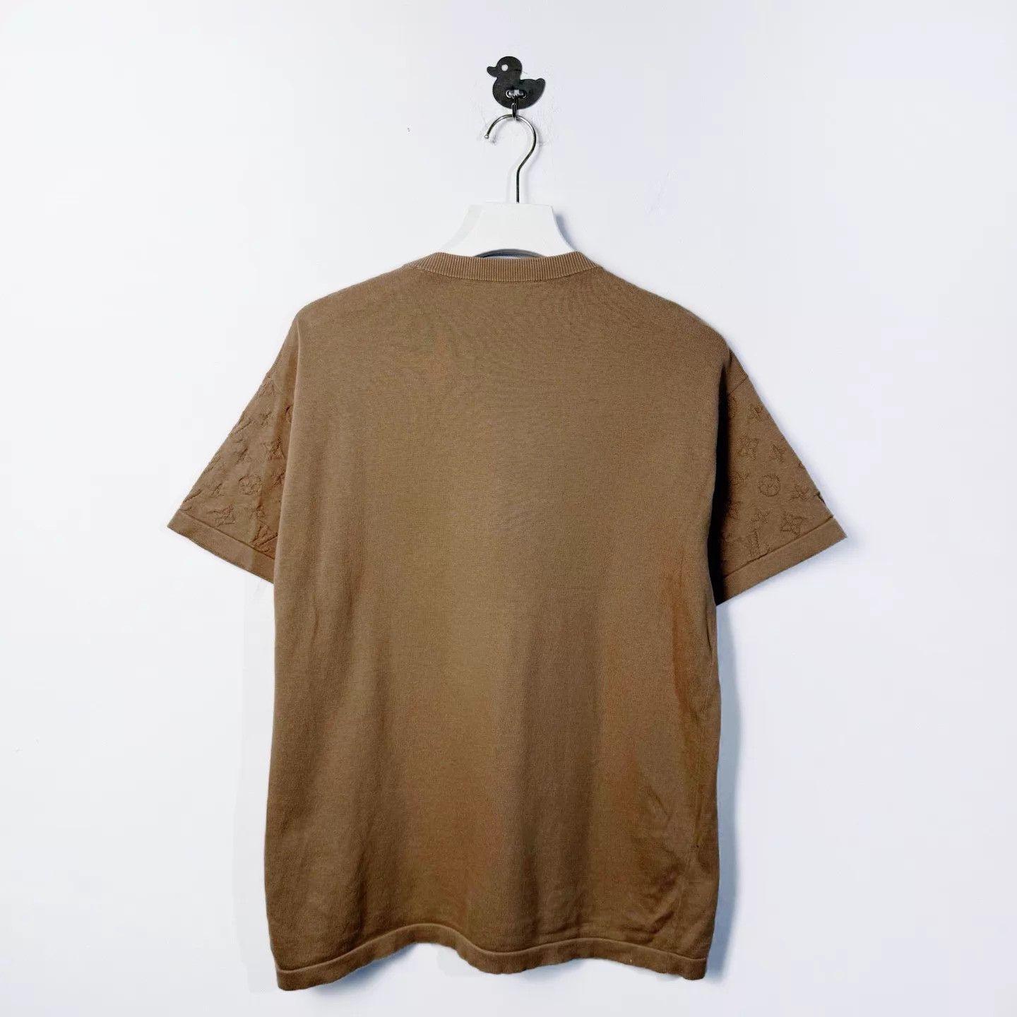 Louis Vuitton LV 24 New Monogram Embossed Allover Logo Knit SS Brown Khaki Size US S / EU 44-46 / 1 - 2 Thumbnail