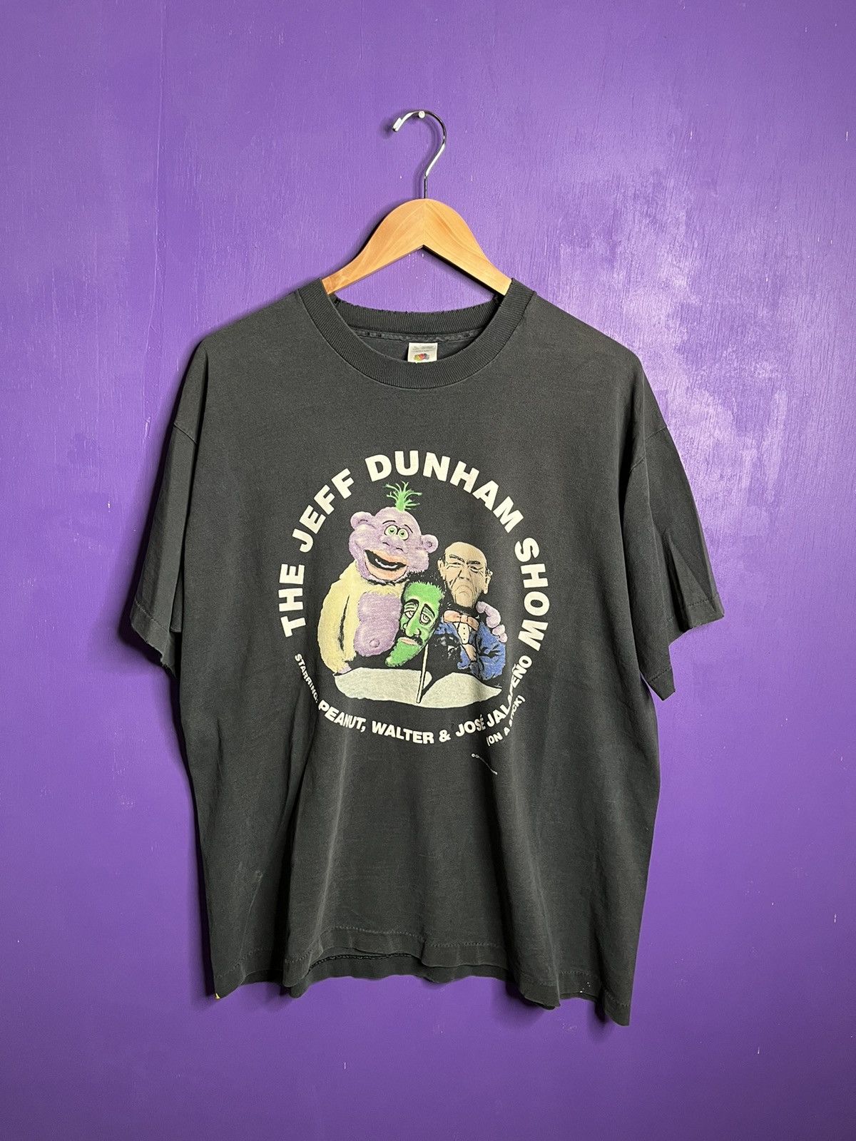 Band Tees × Vintage Vintage 90s the Jeff Dunham show comedy t-shirt Size US XL / EU 56 / 4 - 1 Thumbnail
