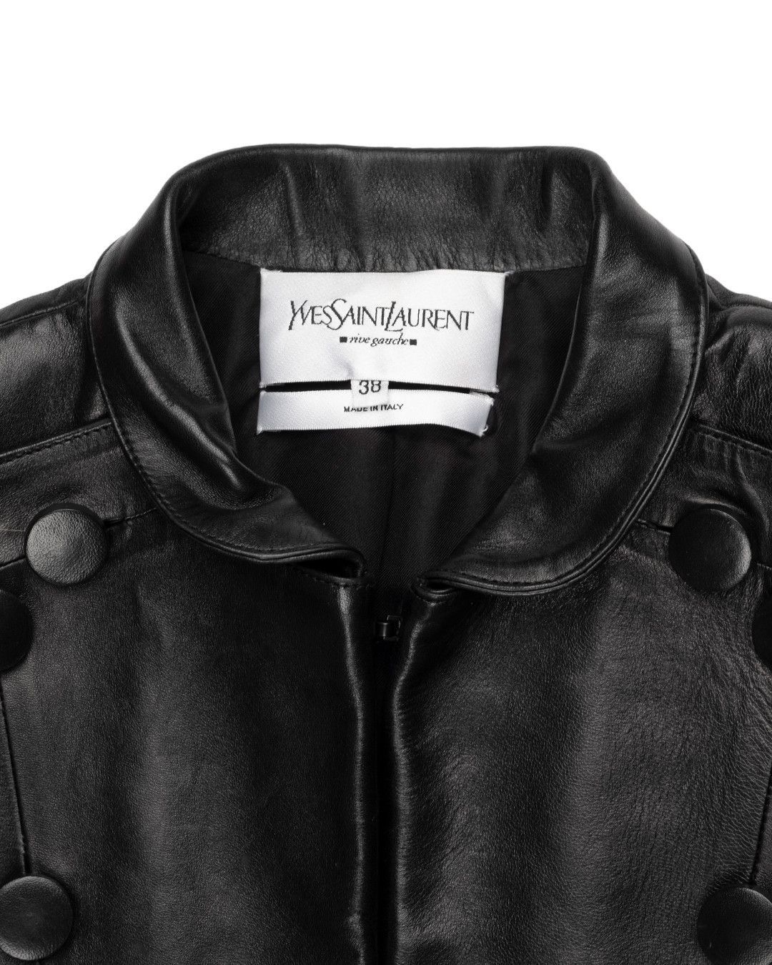 Tom Ford AW2001 Leather Officer Jacket Size US S / EU 44-46 / 1 - 3 Thumbnail