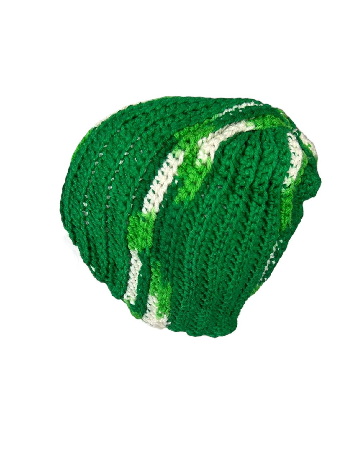 Japanese Brand × Kapital × Vintage Crochet Knitted handmade Beanie Hats Rare☠️☠️ Size ONE SIZE - 4 Thumbnail