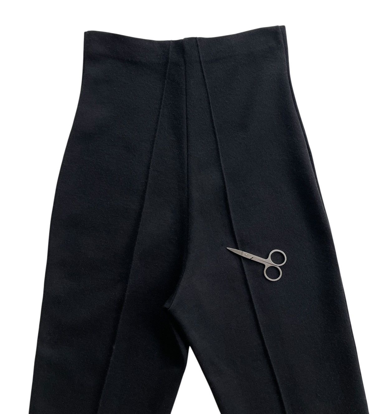 Romeo Gigli AW1990 Archive Romeo Gigli High Waist Black Trousers Size 30" / US 8 / IT 44 - 6 Thumbnail