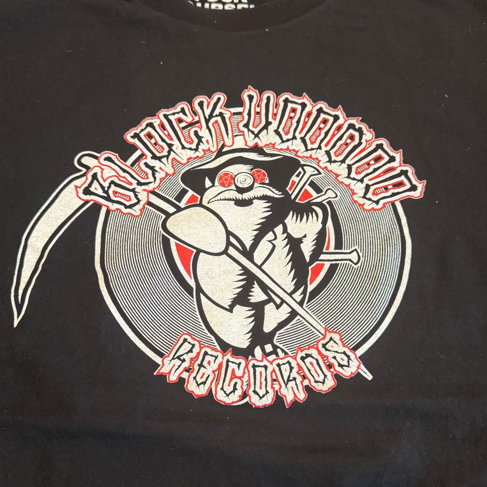 Band Tees Black Voodoo Records Doom Sludge / Metal Record Label Size L Size US L / EU 52-54 / 3 - 2 Thumbnail