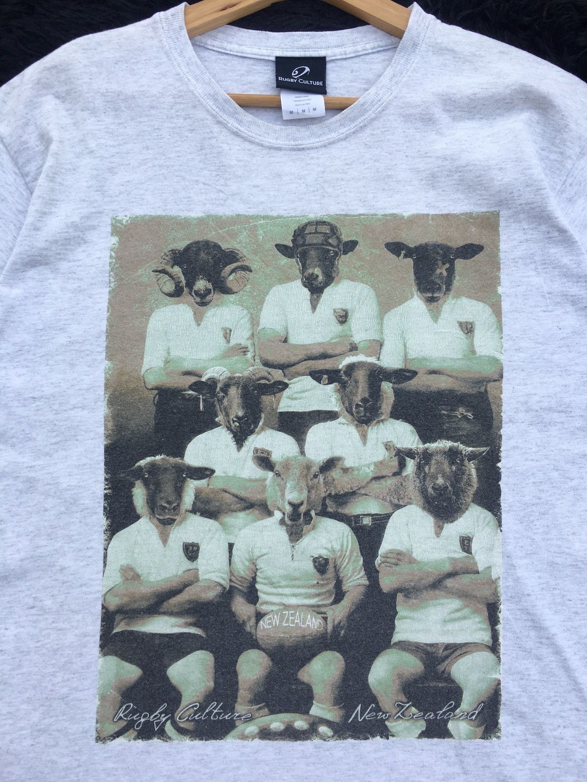 Vintage Rare Vintage Rugby Culture New Zealand Tshirt Size US M / EU 48-50 / 2 - 6 Thumbnail