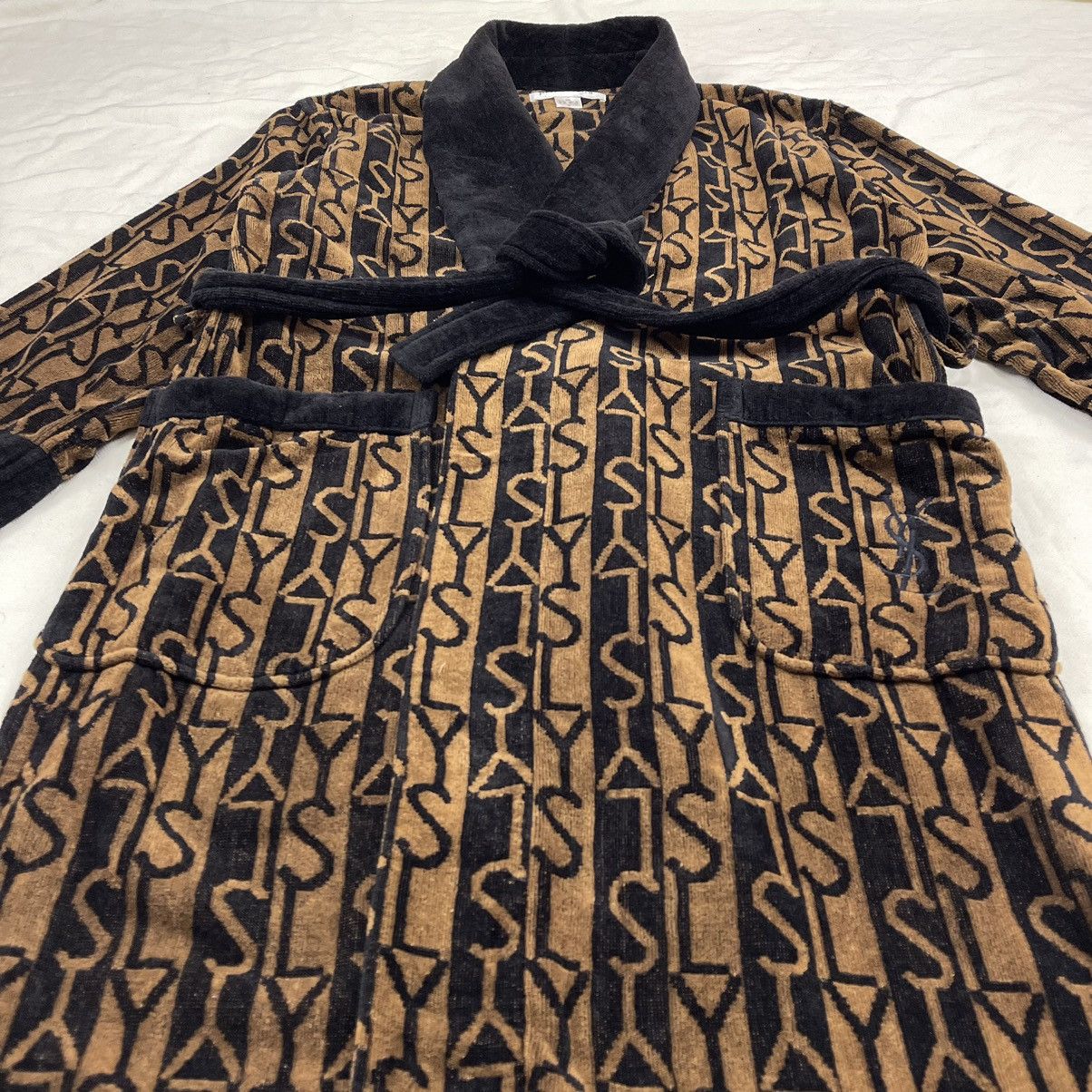 Yves Saint Laurent YSL Cotton Bathrobe #1876/09 Size US M / EU 48-50 / 2 - 7 Thumbnail