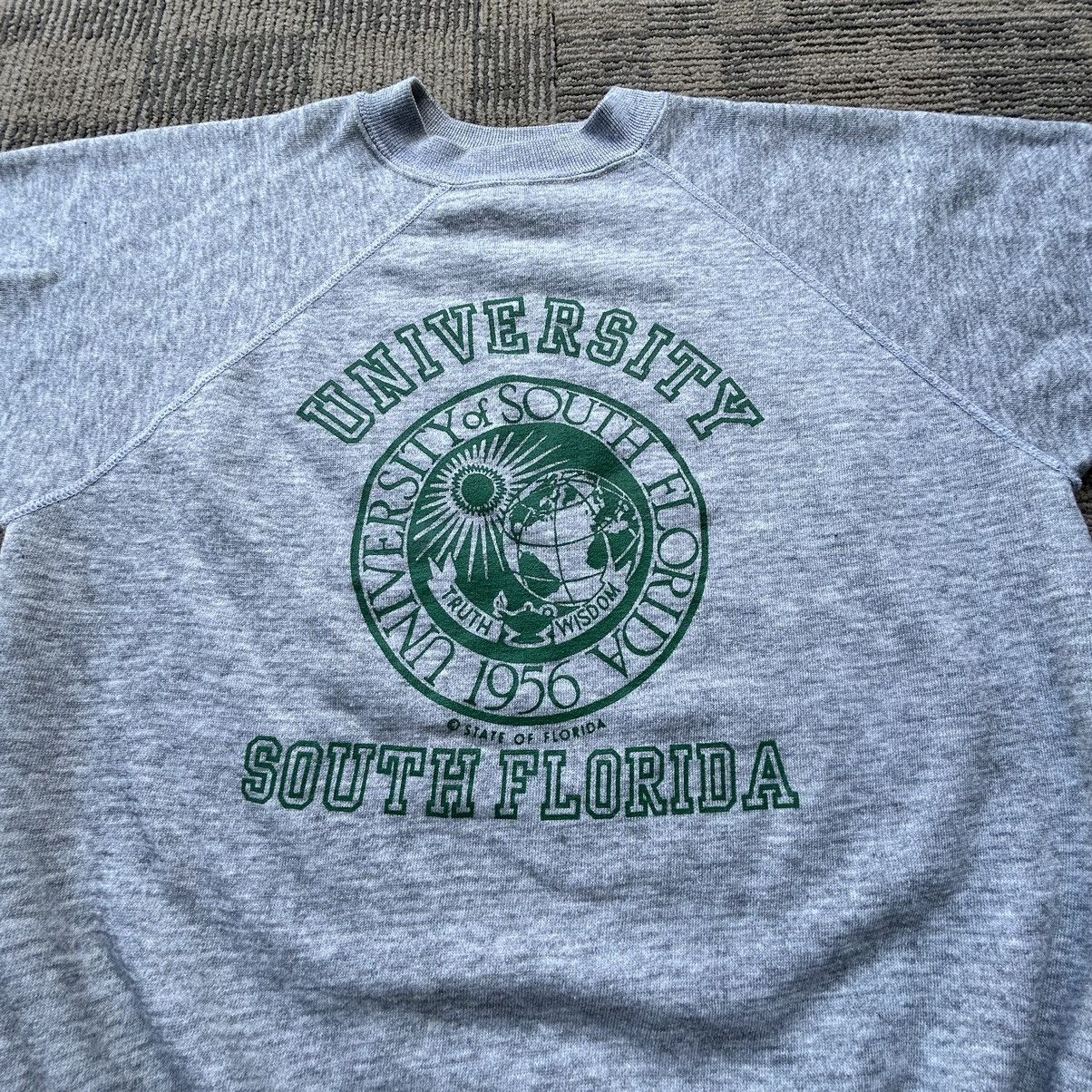 Vintage Vintage 80’s University Of South Florida USF Crewneck Size M / US 6-8 / IT 42-44 - 2 Thumbnail