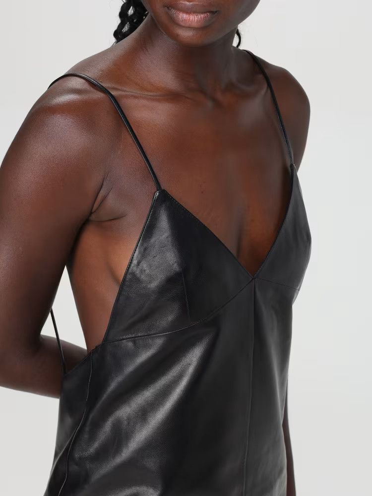 Saint Laurent Paris o1y0126 Mini Dress in Black Size M / US 6-8 / IT 42-44 - 5 Thumbnail