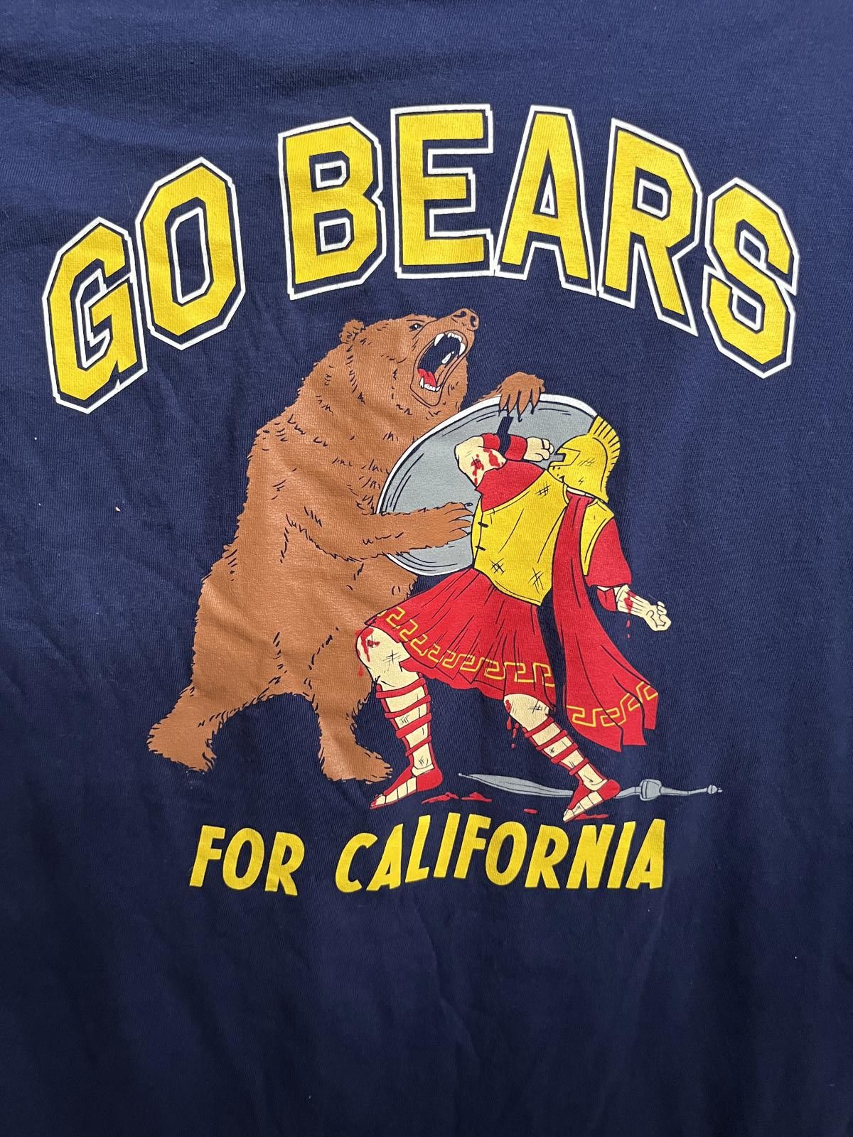 Comfort Colors College Football Tee USC vs Cal 2022 T-shirt Helmet Tee -M Size US M / EU 48-50 / 2 - 5 Thumbnail