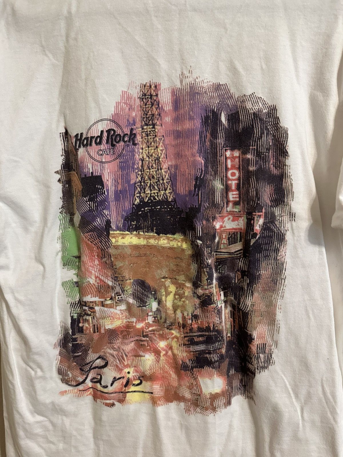 Hard Rock Cafe Hard Rock Paris vintage 90s tshirt M Size US M / EU 48-50 / 2 - 3 Thumbnail